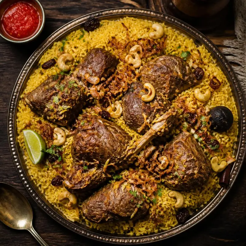 Madhfoon Beef Mandhi Q
