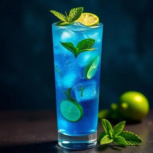 Blue Sparkle Mojito