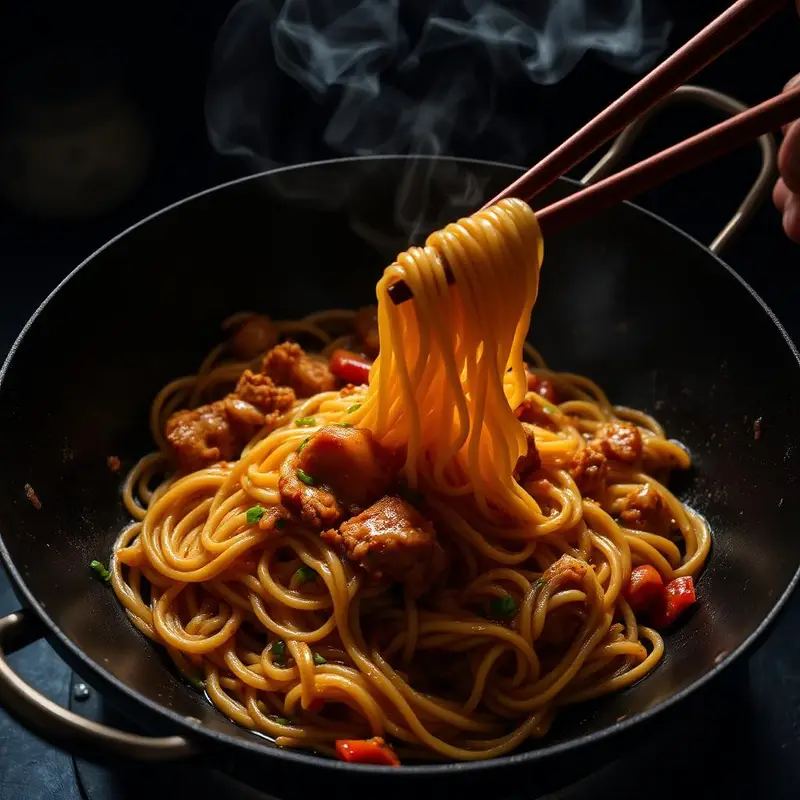 Schezwan Veg Noodles