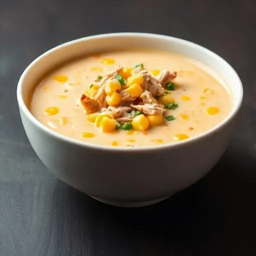 Sweet Corn Chicken Soup